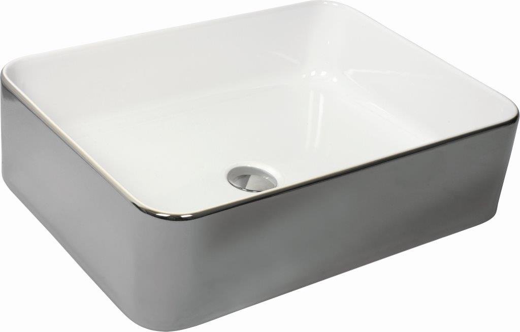 LAVABO 150X550X400 UP BICOLOR SILVER - IVT